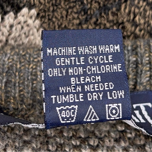 VINTAGE XLT MENS AMERICAN PORTRAIT GREEN ARGYLE SWEATER LONG SLEEVE KNIT - Picture 4 of 12